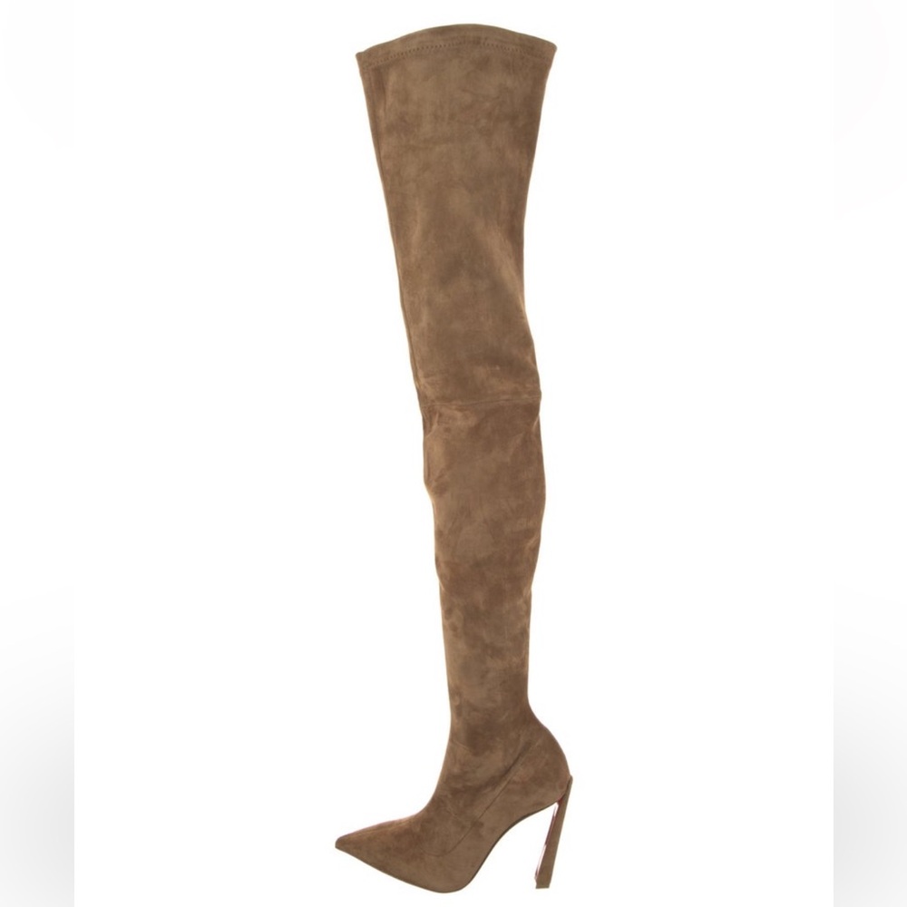 Christian Louboutin Suede Thigh high boots